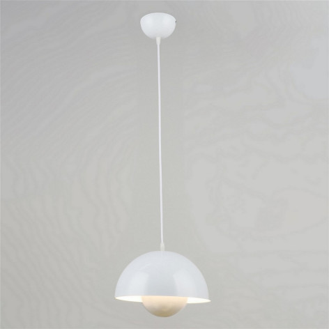 Люстра кухонная 1 плафон 23*15,5*80 см Е27 60Вт 4м2 плафон металл белый Baizheng