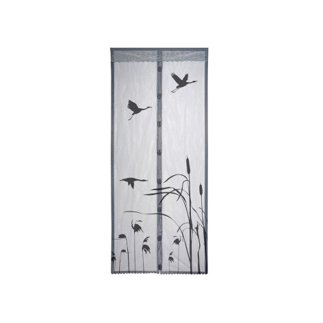 Сетка противомоскитная для дверей 1х2,1 м на магнитах Журавли Капутомоскито Рыжий кот