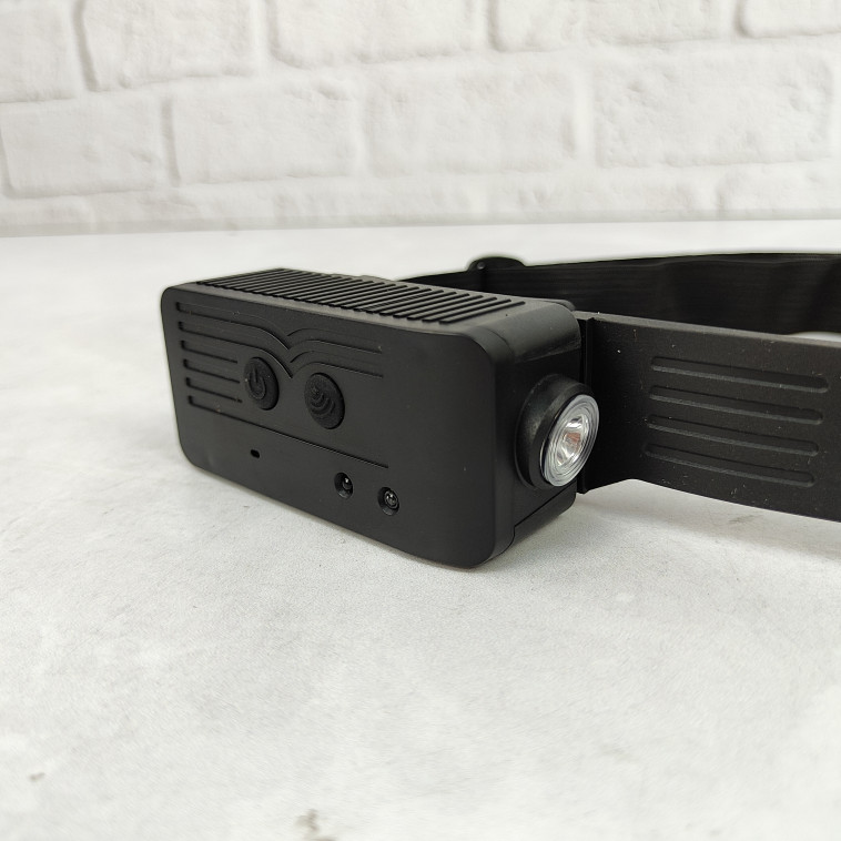 Изображение Фонарь налобный 29,2*2,5*3,5 см аккумулятор USB светодиодный 4 режима освещения Baizheng