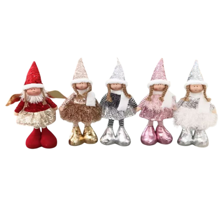 Фигурка новогодняя 44 см ассорти Кукла-Ангел NP-7708 Baizheng