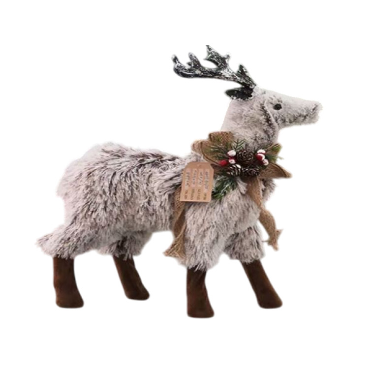 Фигурка новогодняя 45*30 см Новогодний олень NP-5040 Baizheng
