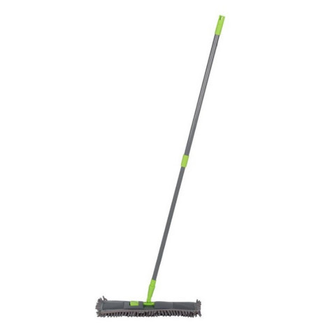 Швабра металлическая 120 см насадка микрофибра 44*14 см лапша телескоп серый MopM4 Рыжий кот