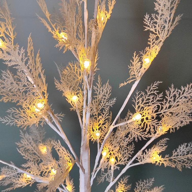 Изображение Фигура светодиодная 150 см основание белый свет желтый Дерево NP-3465 Baizheng