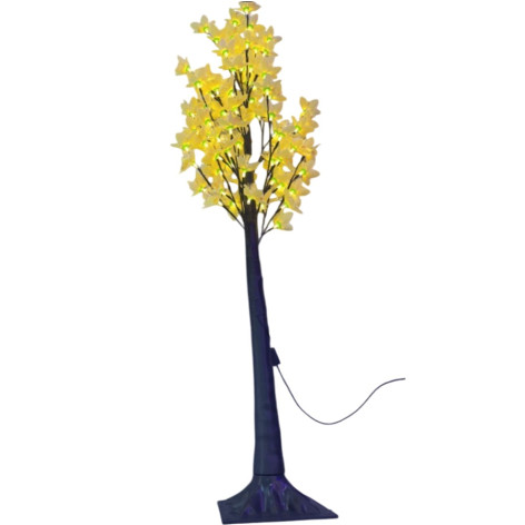 Фигура светодиодная 150 см основание черный свет желтый Дерево NP-3477 Baizheng