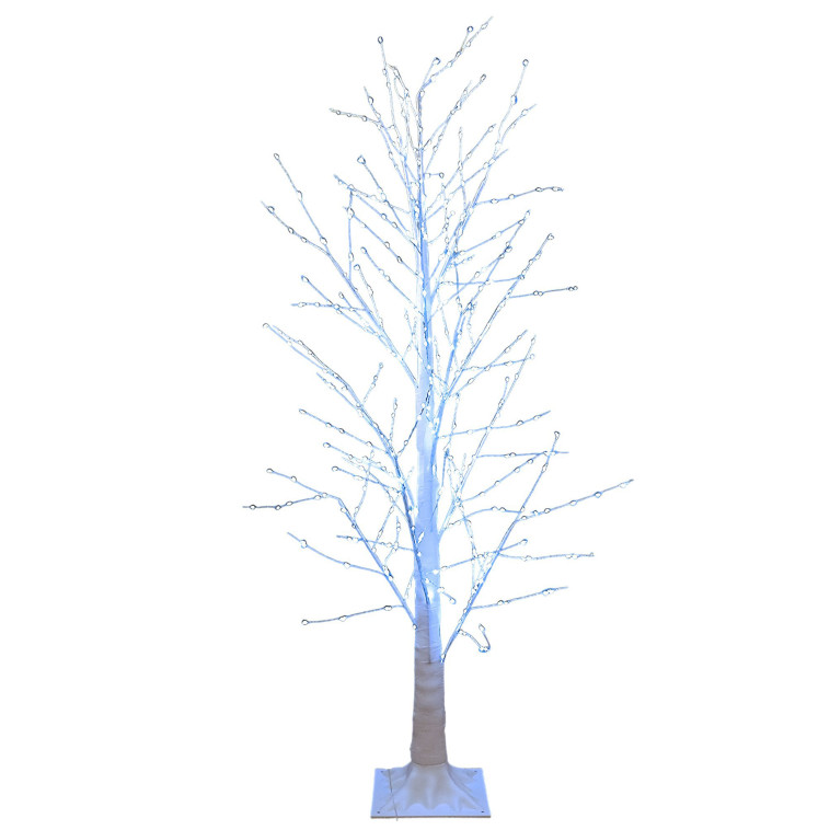 Фигура светодиодная 150см основание белый 8 режимов свет белый Дерево NP-3462 Baizheng