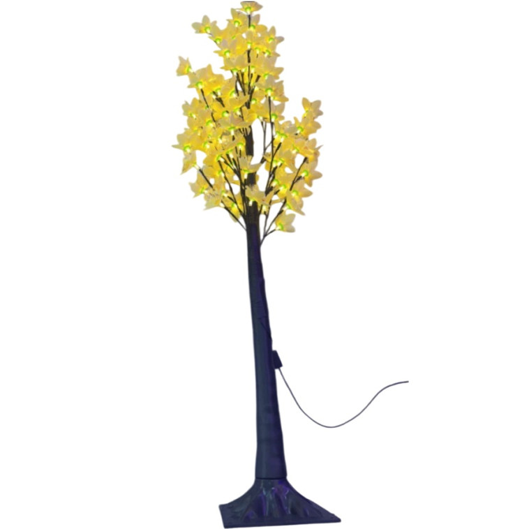 Фигура светодиодная 180 см основание черный свет желтый Дерево NP-3478 Baizheng