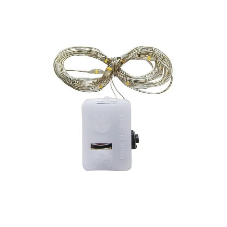 Гирлянда светодиодная 3 м 30 Led нить на батарейках 1 реж теплый белый Роса NP-3457 Baizheng Гирлянда светодиодная 3 м 30 Led нить на батарейках 1 реж теплый белый Роса NP-3457 Baizheng