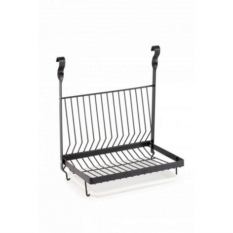 Сушилка металлическая для посуды на рейлинг 32х24х38 см Pomi d'Oro