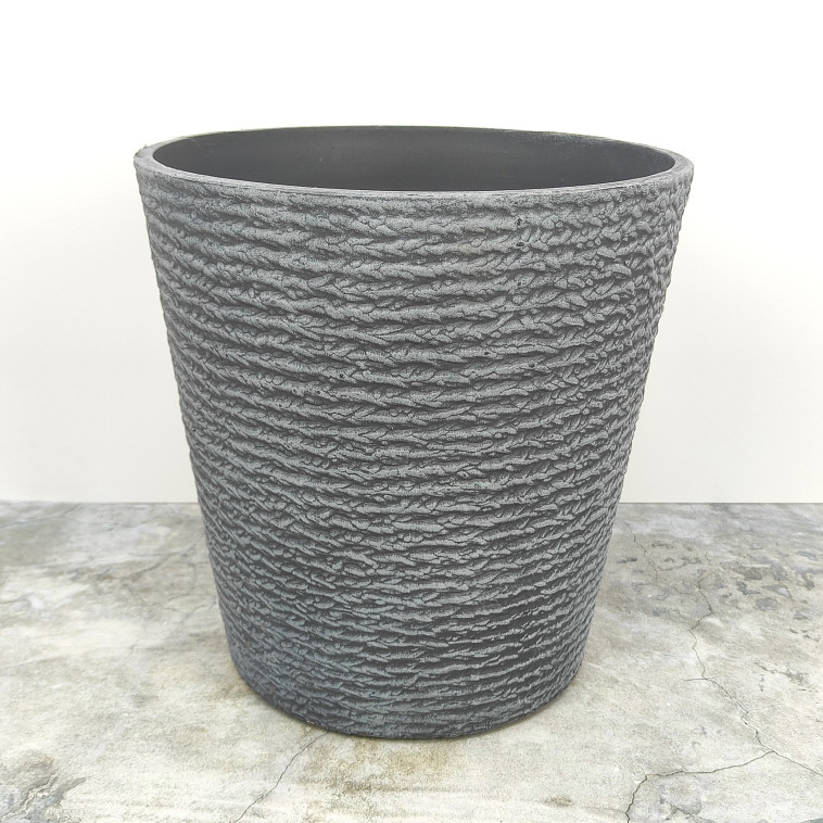 Фото Горшок пластиковый 15,4 л 27*25*28 см серо-синий Baizheng