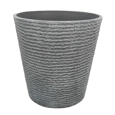 Горшок пластиковый 15,4 л 27*25*28 см серо-синий Baizheng