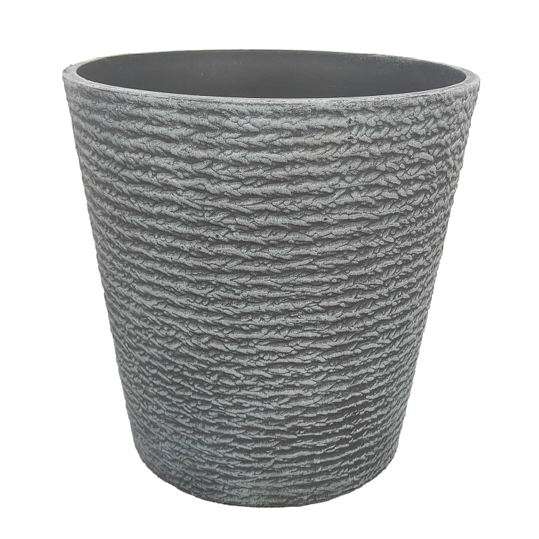 Горшок пластиковый 15,4 л 27*25*28 см серо-синий Baizheng