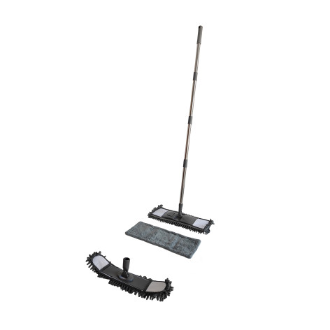 Набор пластиковый для уборки №02 комплект 4 предмета Графит Baizheng