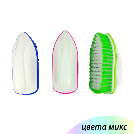 Щетка-утюжок пластиковая 14.5х6.5х6 см цвет ассорти Baizheng Щетка-утюжок пластиковая 14.5х6.5х6 см цвет ассорти Baizheng