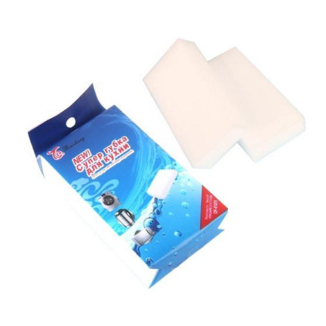 Губка меламиновая кухонная 4 шт10х7х3 см Супер губка Baizheng Губка меламиновая кухонная 4 шт10х7х3 см Супер губка Baizheng