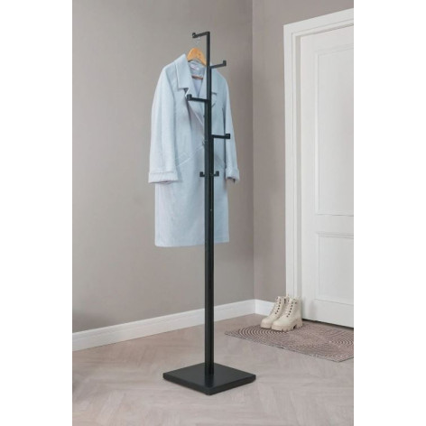 Вешалка металлическая напольная 37,5х37,5х181 см белый Дерево ЗМИ