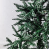 Мини снимок Ель искусственная 180 см 490 веток белый иней металл подст + гирлянда 125-016 Серпантин