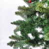 Мини снимок Ель искусственная 180 см ПВХ побеги литые шишки ягоды мет подстав + гирлянда 125-016 Fex