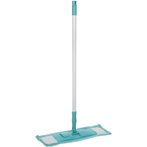 Швабра металлическая 120 см насадка микрофибра 14*44 см телескоп ручка бирюза MopM3 Рыжий кот