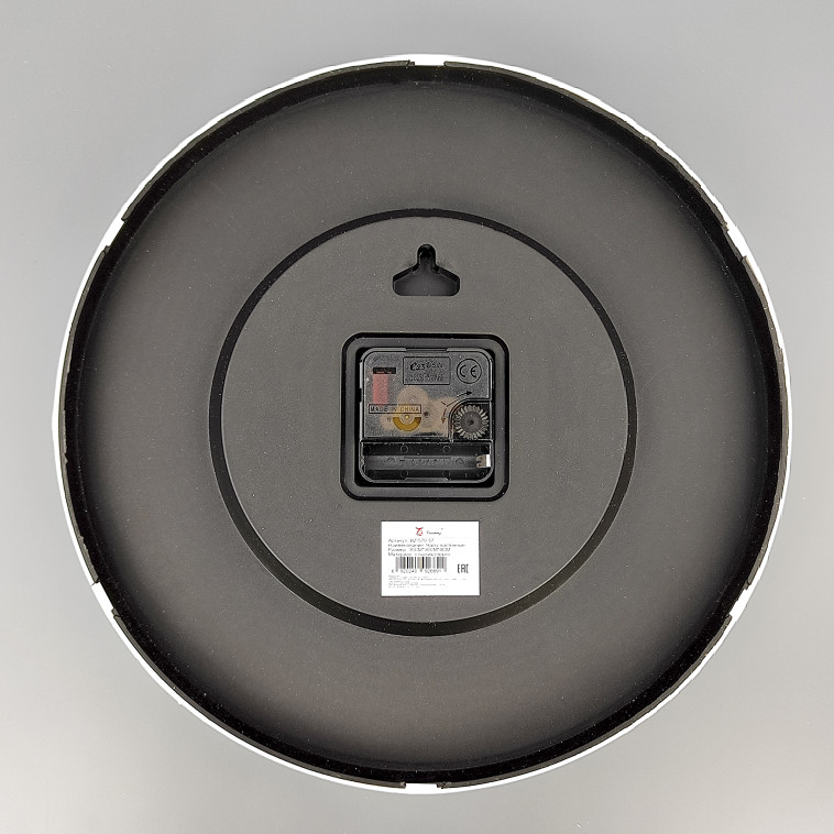 Фотография Часы пластиковые настенные 27 см круглые Кухня Baizheng