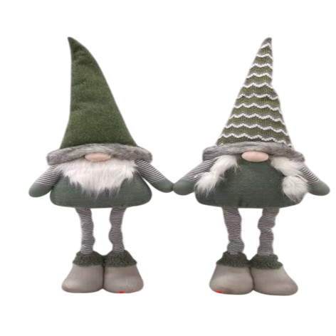 Фигурка новогодняя 65 см зеленый микс Гном NP-5095 Baizheng