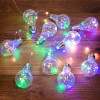 Мини фото Гирлянда светодиодная  3 м 100 led 3*АА ретро лампа мультиколор Neon-night