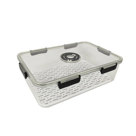 Контейнер пластиковый 6 л 35,5х25х10 см герм прямоуг прозрачный BZ-2127 Baizheng