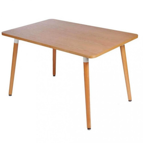 Стол ЛДСП кухонный 120*80*74.5 см дерево прямоуг ножки дерево CZ02MW Baizheng