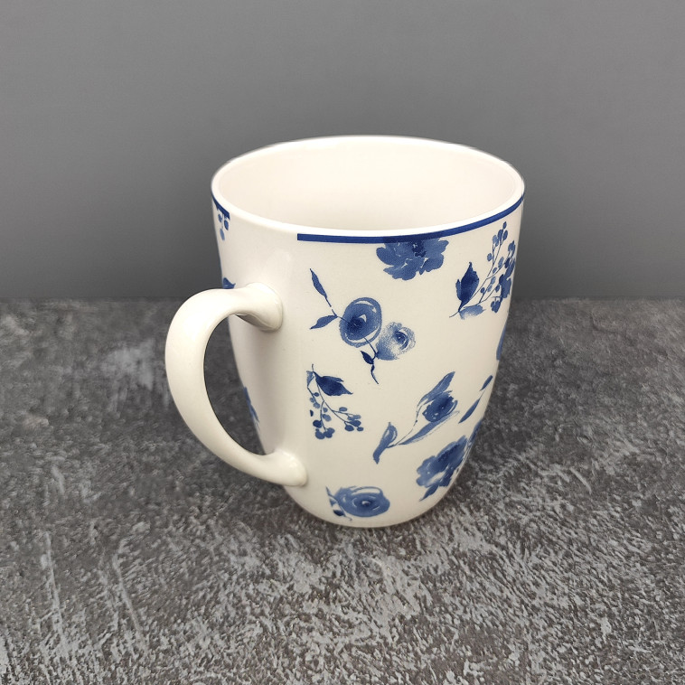 Изображение Кружка фарфоровая 340 мл Blue calico Коралл
