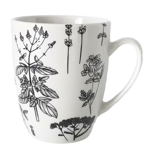 Кружка фарфоровая 340 мл Botanica Коралл