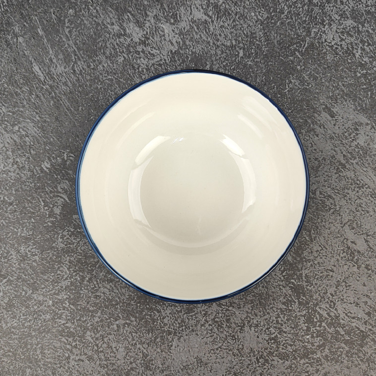 Изображение Салатник фарфоровый 14 см 650 мл Blue calico Коралл