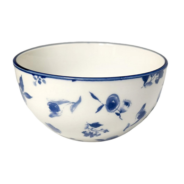 Салатник фарфоровый 14 см 650 мл Blue calico Коралл