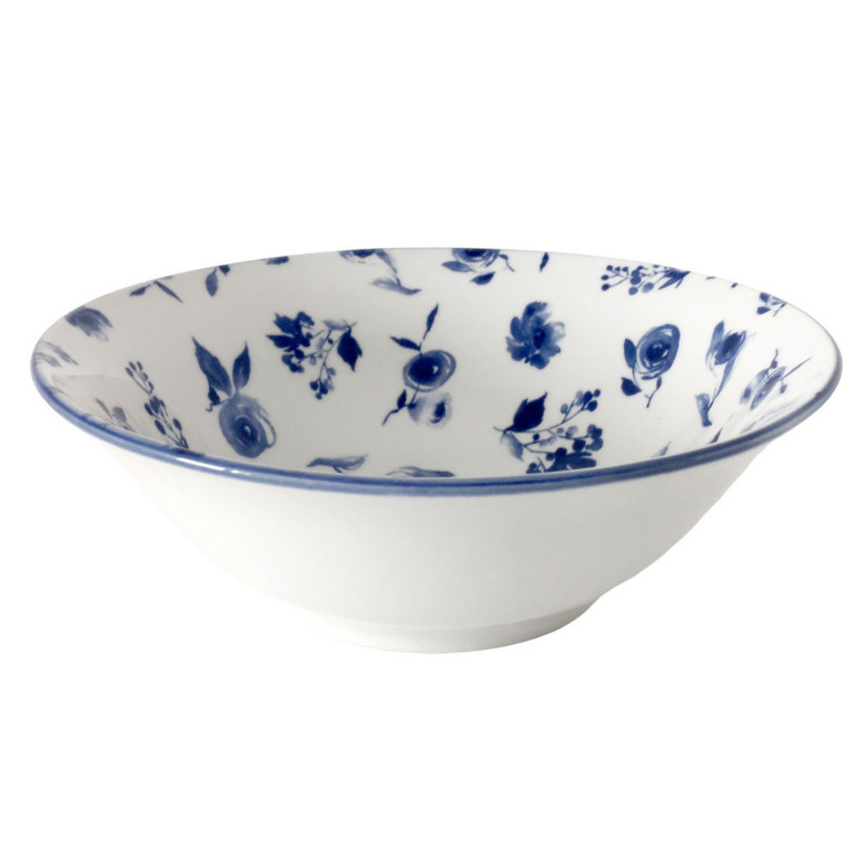 Салатник фарфоровый 17 см 600 мл Blue calico Коралл