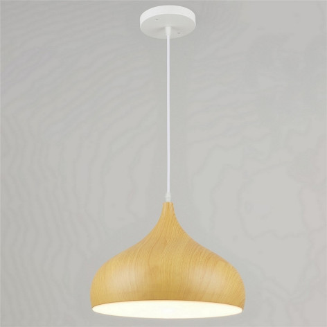 Люстра кухонная 1 плафон 30*21*80 см Е27 60Вт 4м2 плафон металл белый Baizheng