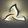 Мини картинка Люстра светодиодная Baizheng с пультом, 3 плафона, 3 режима, 42Вт, 12м2, 3024LM, белая, 54.2*7.5см
