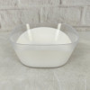 Мини изображение Салатник пластиковый 0,5 л снежно-белый п/прозрач Oslo Milk Berossi