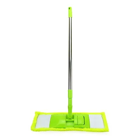 Швабра металлическая 105 см насадка микрофибра 40х12 см черенок металл микс Baizheng