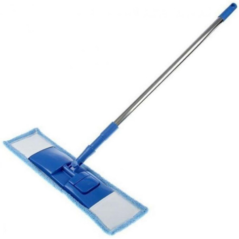Швабра металлическая 105 см насадка микрофибра 40х12 см черенок металл микс Baizheng