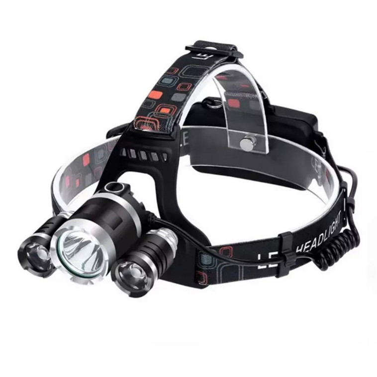 Фонарь налобный  7 led аккумулятор usb RL-T5 Baizheng