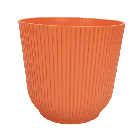 Горшок пластиковый 3 л 18*16,5 см коралловый Baizheng