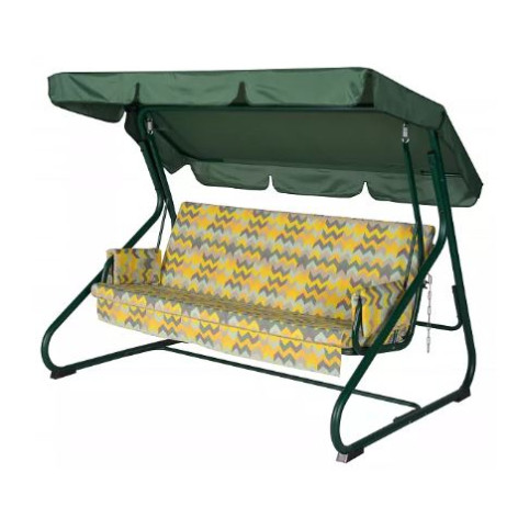 Качели садовые Удачная мебель Колорадо, зеленый, до 300кг, 2090*1390*1580мм