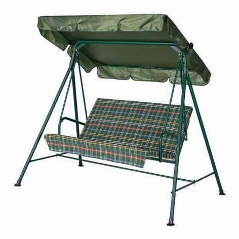 Качели садовые Удачная мебель Куба, зеленый, до 170кг, 1850*1060*1485мм