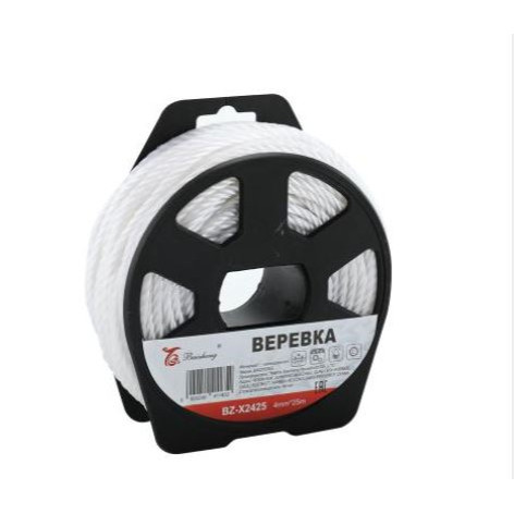 Веревка бельевая 6 мм*10 м полипропилен бухта BZ-X2623 Baizheng