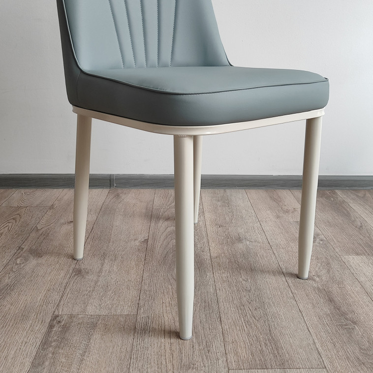 Стул металлический 920*430*410 мм до 150 кг искусственная кожа светло-голубой Baizheng Фото №1 Стул металлический 920*430*410 мм до 150 кг искусственная кожа светло-голубой Baizheng