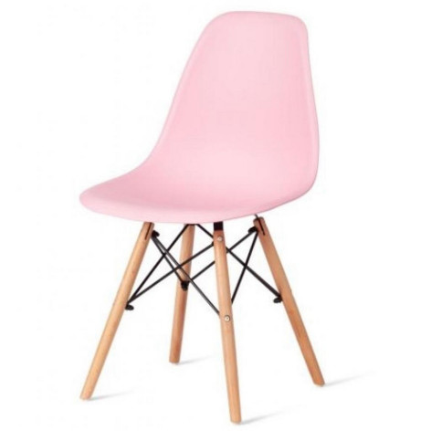 Стул полипропилен до100 кг розовый Eames