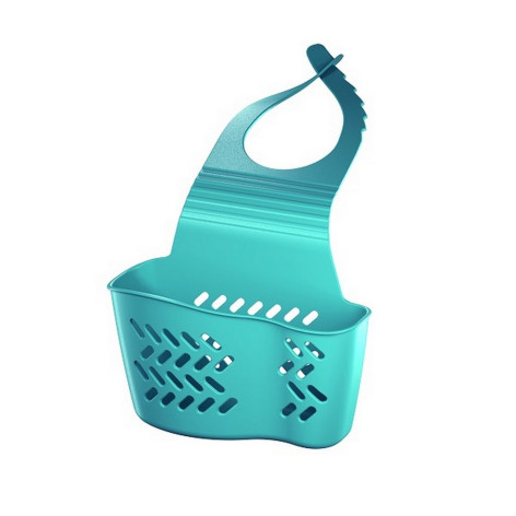 Держатель пластиковый на кран 15,3х20,1х12,2 см бирюза Prestige Berossi