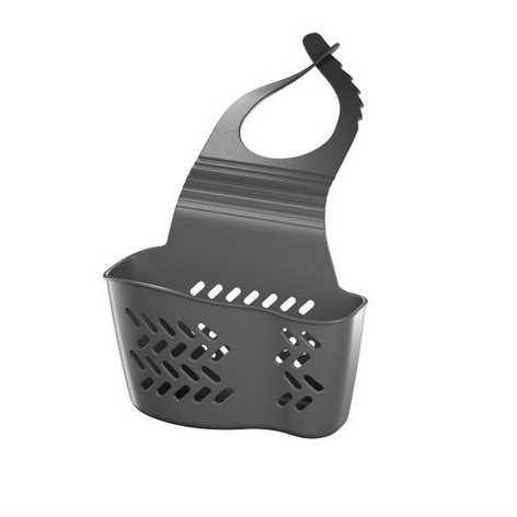 Держатель пластиковый на кран 15,3х20,1х12,2 см дымчато-серый Prestige Berossi