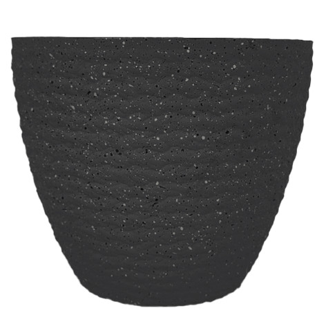Горшок пластиковый 4,1 л 20*18*17 см черный Baizheng