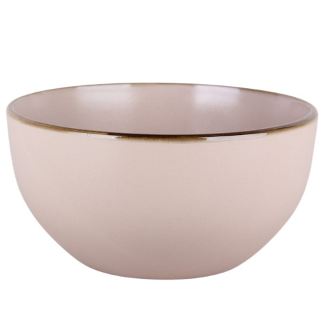 Салатник керамический  14 см 760 мл бежевый Latte Коралл