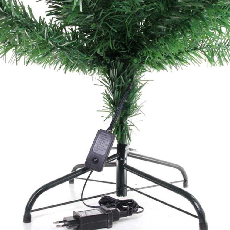 Мини фото №2 Ель светодиодная 210 см литая 270 веток led теплый Северное сияние Серпантин