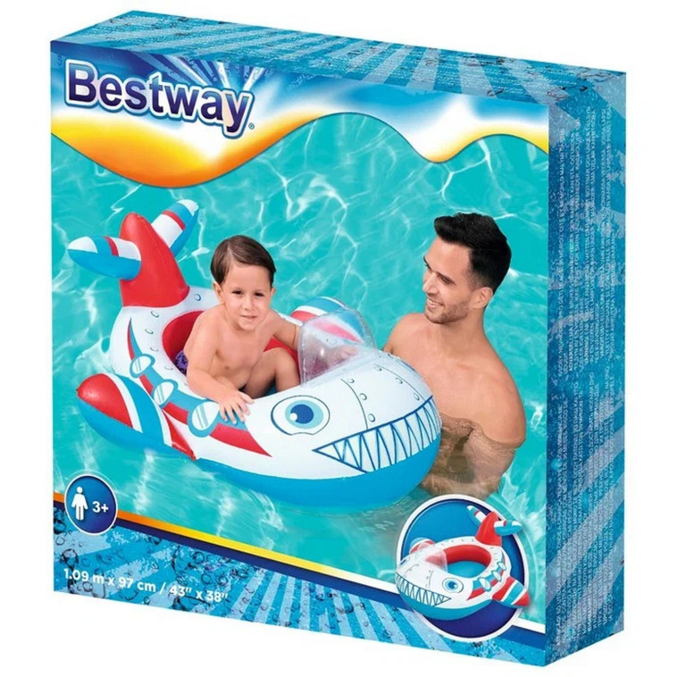 Картинка Игрушка для катания верхом лодочка микс Маленький навигатор Bestway